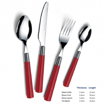 TABLEWARE OF PLASTIC HANDLE